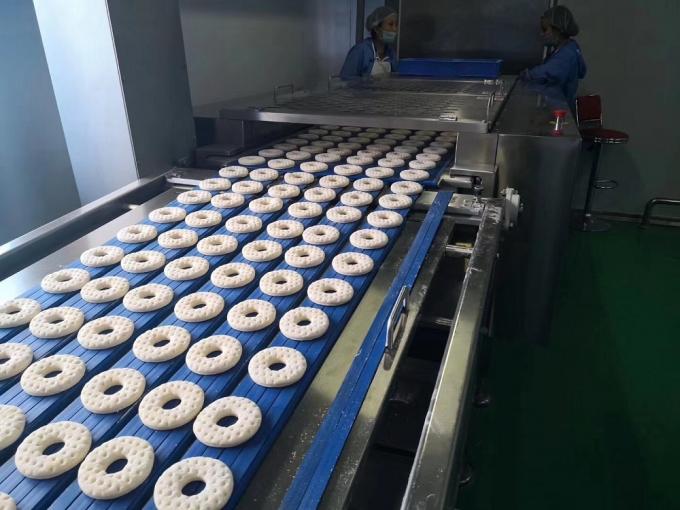 Hexagon-Schneider-automatischer Donut, der Maschine mit modularer Teig-bedeckendem System herstellt
