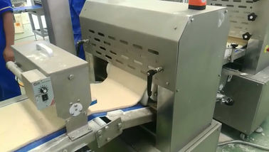 Europäischer Standard-Pizza, die Maschine mit industrieller Teig-bedeckendem System herstellt fournisseur