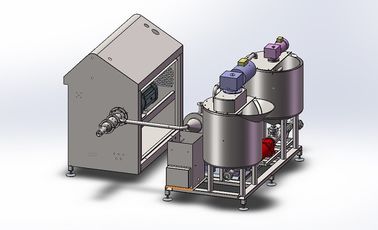 Plc-Kontrollsystem-Creme-Kuchen-Teig-Mischer mit 150 - 400 kg-/hrkapazität fournisseur